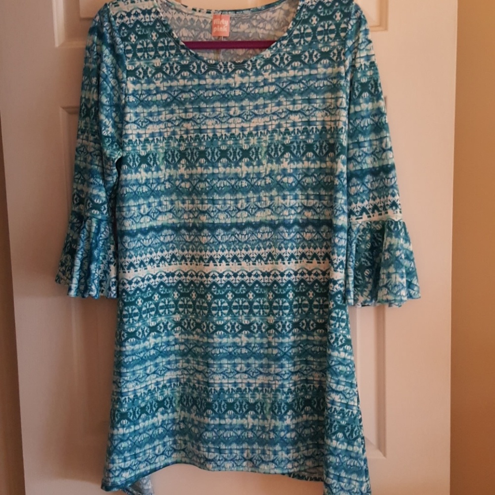NWT Tunic by Flirty Pink- Beautiful colors!~